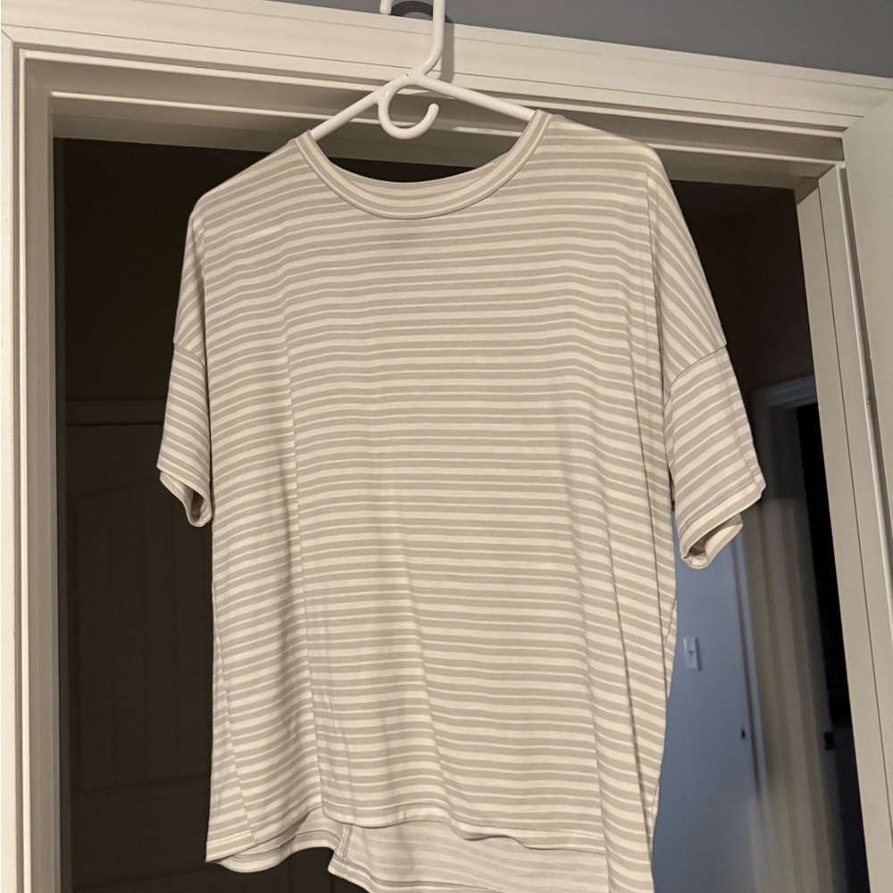 REI Striped Short Sleeve Top